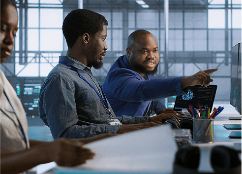 Professional at work